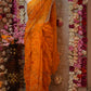 DARBARI SAREE WITH BANDHANI DESIGN & AARI TARI HEAVY JAAL PATTERN (WITHOUT BLOUSE) ##SR458