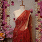 DARBARI SAREE WITH BANDHANI DESIGN & AARI TARI HEAVY JAAL PATTERN (WITHOUT BLOUSE) ##SR458