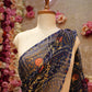 DARBARI SAREE WITH BANDHANI DESIGN & AARI TARI HEAVY JAAL PATTERN (WITHOUT BLOUSE) ##SR458