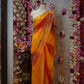 MULTICOLOUR RAJWARI SAREE WITH AARI-TARI WORK ON GEORGETTE FABRIC (WITHOUT BLOUSE)  ##SR459