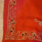 MULTICOLOUR RAJWARI SAREE WITH AARI-TARI WORK ON GEORGETTE FABRIC (WITHOUT BLOUSE)  ##SR459