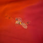 MULTICOLOUR RAJWARI SAREE WITH AARI-TARI WORK ON GEORGETTE FABRIC (WITHOUT BLOUSE)  ##SR459