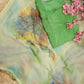 HANDWORK SAREE WITH PEACOCK DESIGN (WITH BLOUSE ) (6.15MTR CUT) ##SR0222