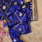 CHIFFON FABIRC SAREE WITH RAJASTHANI KACHI GOTA PATTI HANDWORK & HEAVY JAAL PATTERN AND ANGI BLOUSE ##SR460