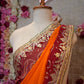 RAJASTHANI TRADITIONAL PILA SAREE WITH GOTA PATTI HANDWORK (WITH BLOUSE) ##SR0311