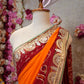 RAJASTHANI TRADITIONAL PILA SAREE WITH GOTA PATTI HANDWORK (WITH BLOUSE) ##SR0313