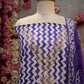 PUREE COTTON 3-PIECE LEHRIYA SUIT (UNSTITCHED) ##SF040