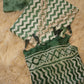 PUREE COTTON 3-PIECE LEHRIYA SUIT (UNSTITCHED) ##SF040