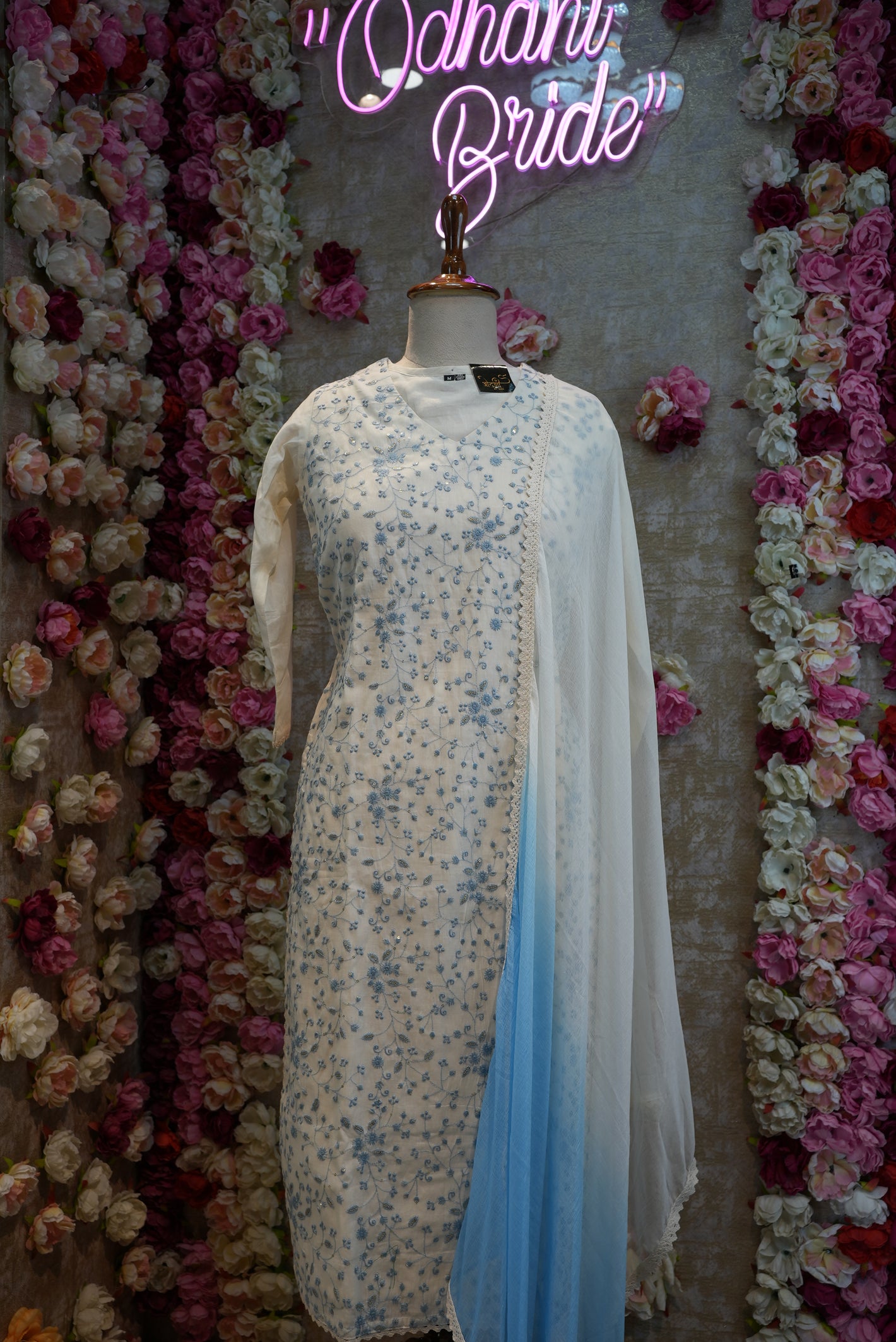 Elegant 3-Piece Cotton Fabric Suit with Embroidery & Dupatta  ##SP066