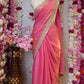 MATALLIC TISSUE FABRIC SAREE WITH HIRAMANDI LACE WITH HEAVY SEQUENCE & EMBROIDERY BLOUSE SR468