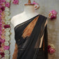 ROYAL CHIFFON FABRIC SAREE WITH AARI TARI & MIRROR WORK (WITH OUT BLOUSE) ##SR478