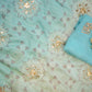 CHIFFON FABRIC LEHERIYA SAREE WITH CHARKHI GOTA WORK  & BANDHANI PALLU DESIGN  (WITH BLOUSE ) (6.15 MTR APRROX)   ##SR0233