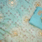 CHIFFON FABRIC LEHERIYA SAREE WITH CHARKHI GOTA WORK  & BANDHANI PALLU DESIGN  (WITH BLOUSE ) (6.15 MTR APRROX)   ##SR0233