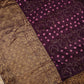 SEQUENCE & EMBROIDERY WORK DESIGNER BANDHANI PATTERN SAREE WITH ZARI WEAVING BORDER (WITH BLOUSE ) (6.15 MTR CUT )##SR0230