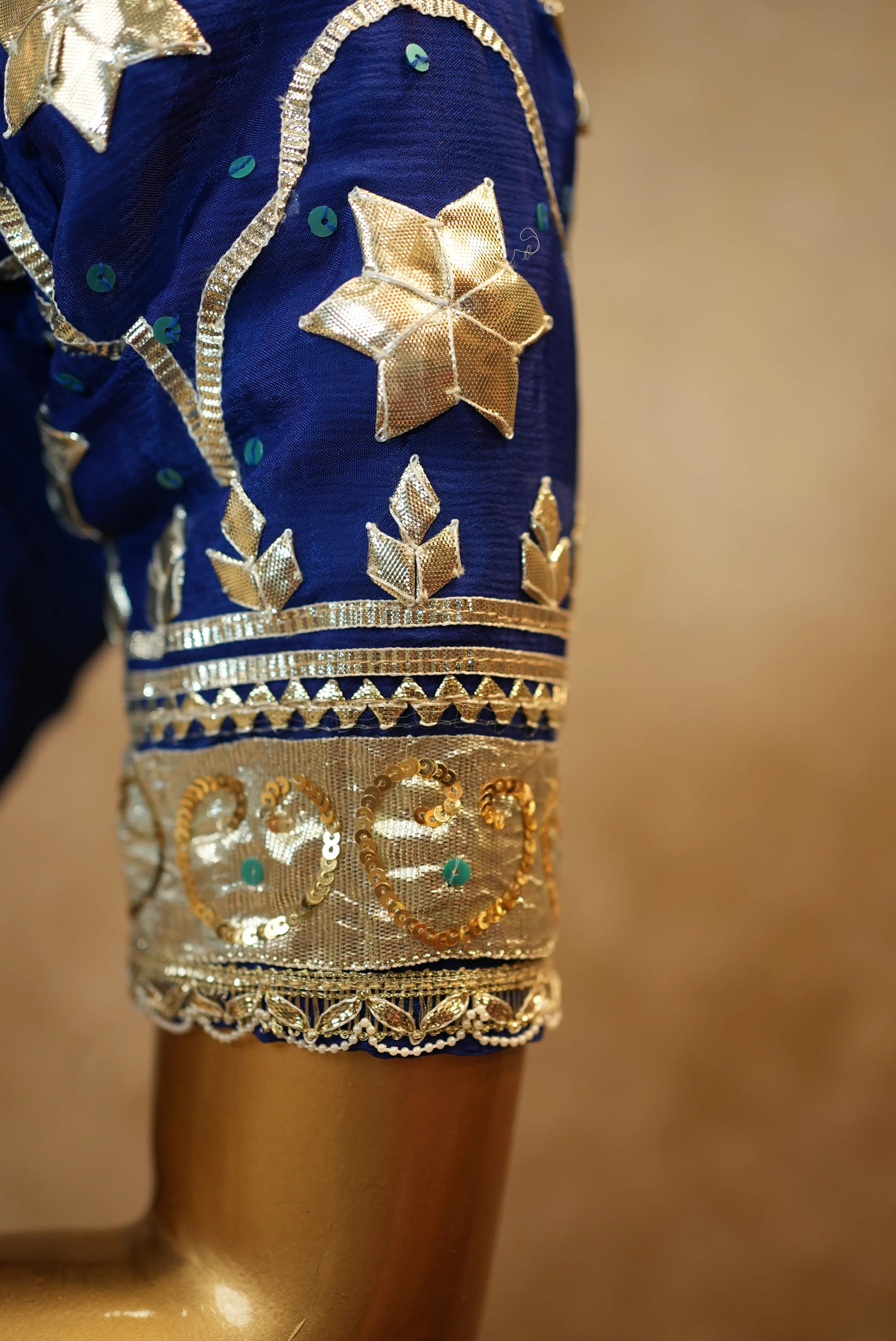 Rajasthani Aangi With Kachi Gota Patti Seqeuecne Work
