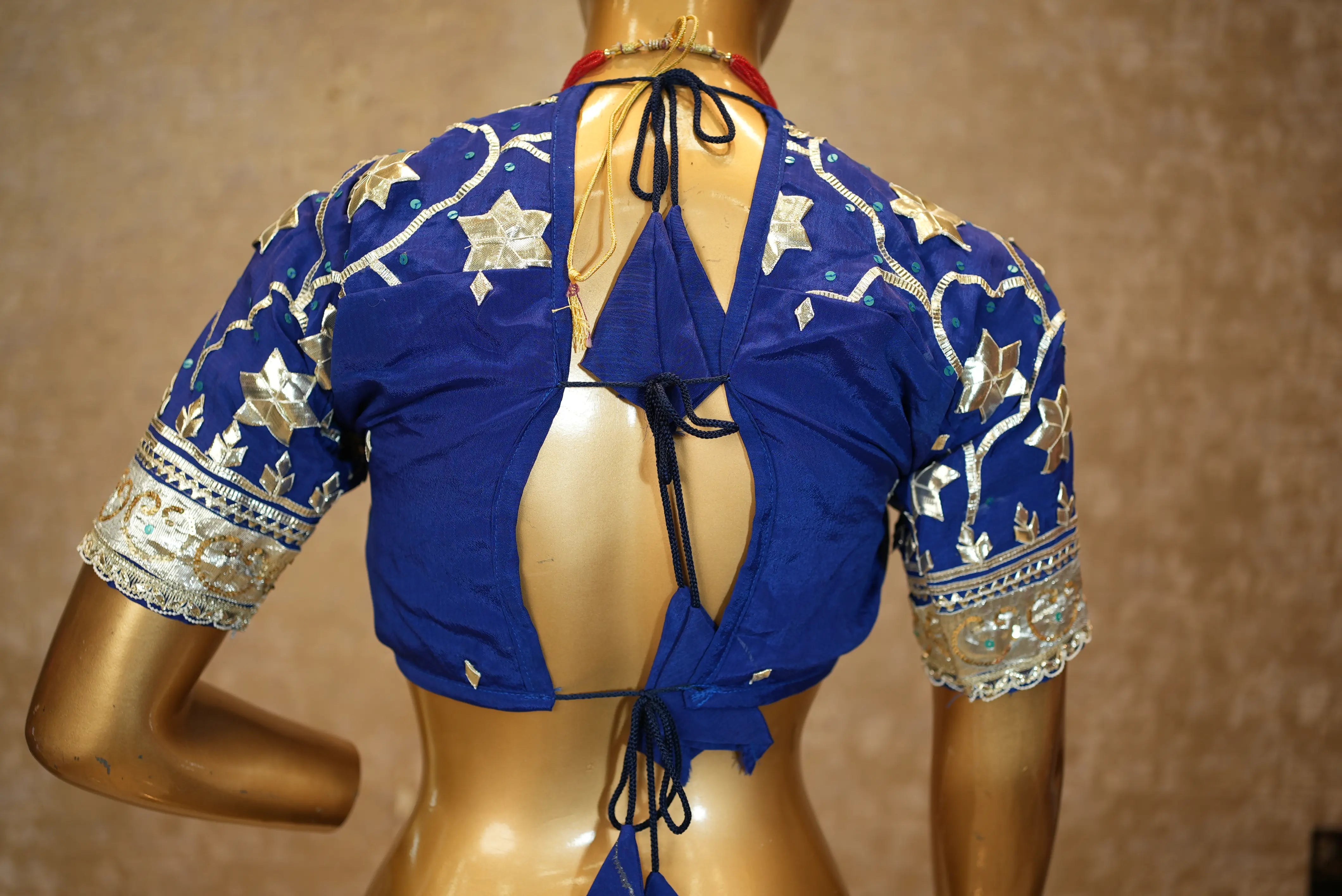 Rajasthani Aangi With Kachi Gota Patti Seqeuecne Work