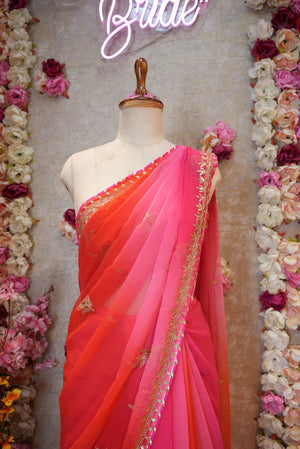 VINTAGE WORK SAREE WITH AARI TARI WORK WOITH GOTA LASE AND ARI TARI BORDER ## SR0496