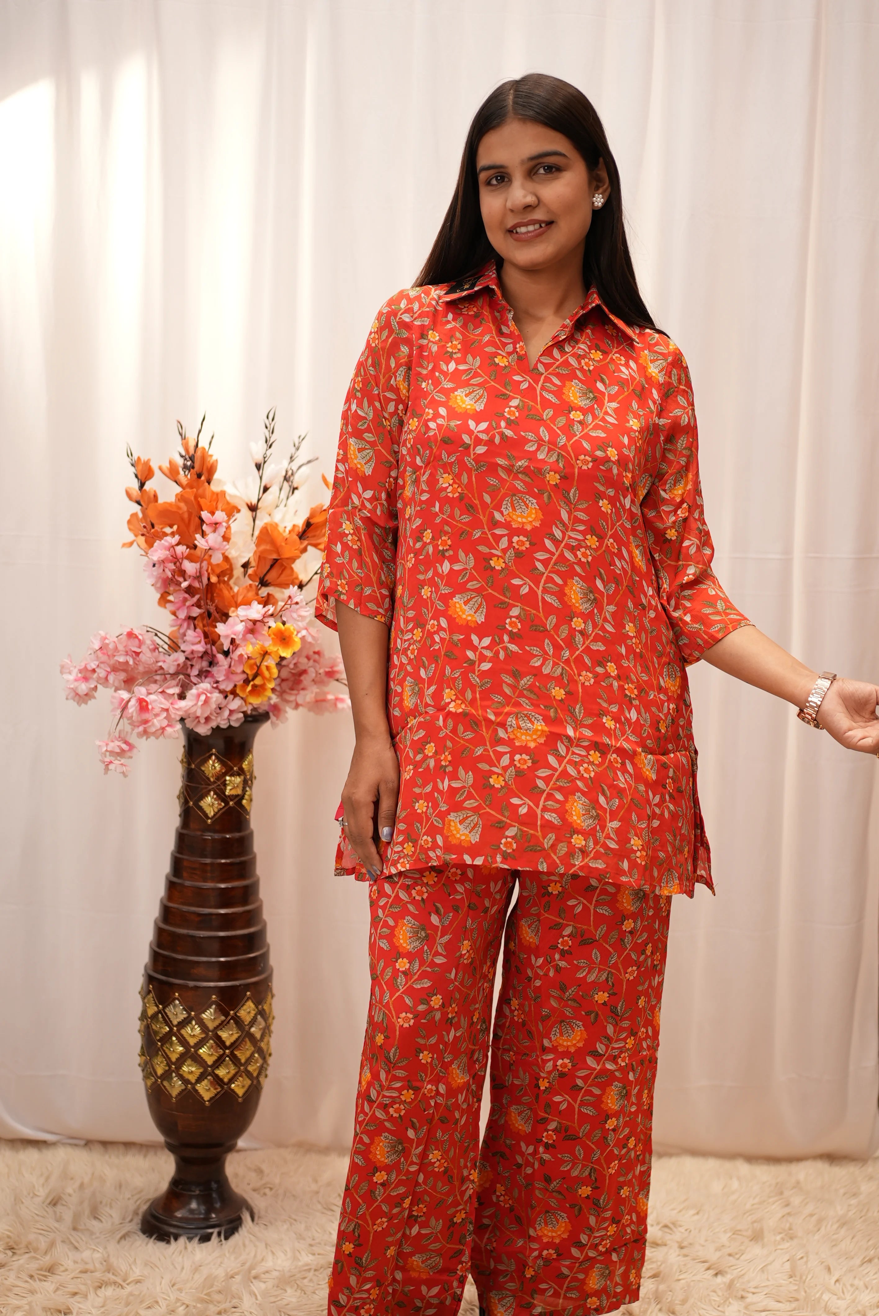 Floral Garden Printed Co-Ord Set