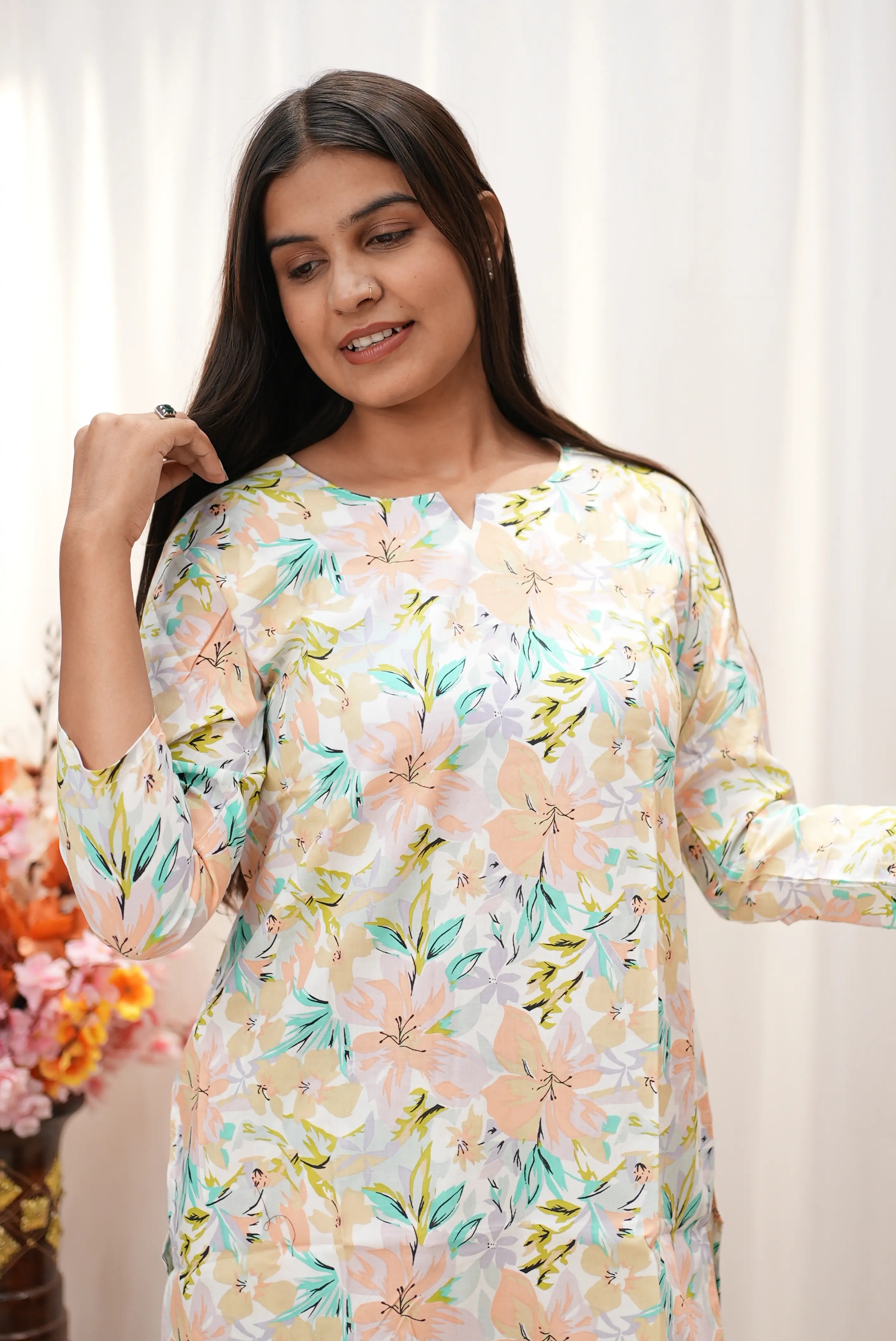 Pastel Bloom Floral Co-Ord Set