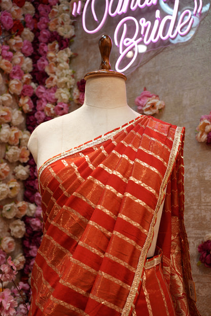 WEDDING SEASON SEPCIAL SAREE WITH LACE BORDER AND RUNING BLOUSE ##SR495