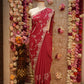 VINTAGE WORK HEAVY LOOKING SAREE WITH RUNING BLOUSE  ##SR499