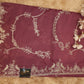 VINTAGE WORK HEAVY LOOKING SAREE WITH RUNING BLOUSE  ##SR499