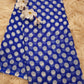 RETRO STYLE POLKA DOT'S SAREE ON ROYAL CHIFFON FABRIC (WITHOUT BLOUSE)   ##SR469