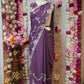 VINTAGE WORK HEAVY LOOKING SAREE WITH RUNING BLOUSE  ##SR499