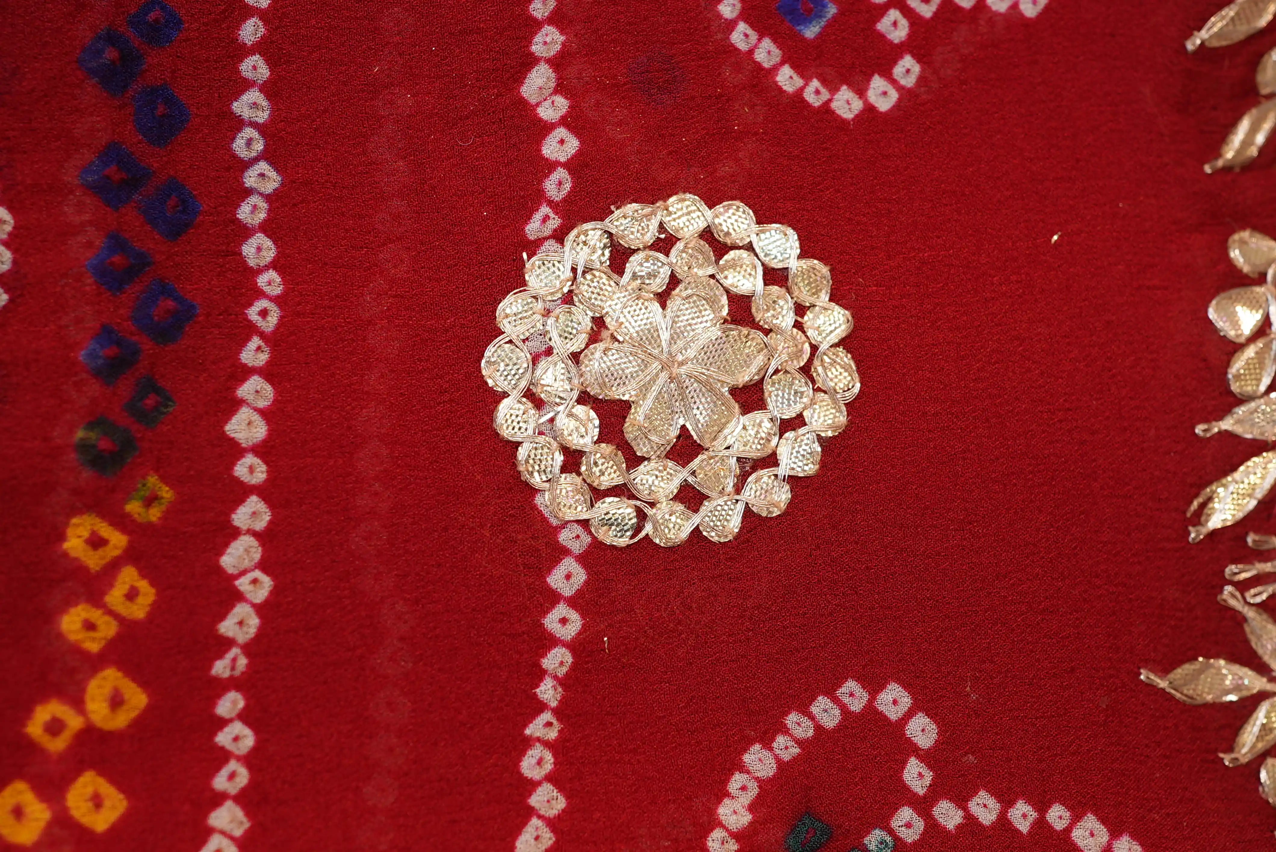 RAJASTHANI HANDWORK CHUNRI WITH GOTAPATTI WORK