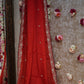 BORDER PATTERN SAREE WITH VINTAGE WORK (with Blouse ) ##SR0243