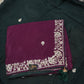 BORDER PATTERN SAREE WITH VINTAGE WORK (with Blouse ) ##SR0243