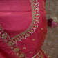 CRUSH TISSUE FABRIC LEHNGA WITH BEATS WORK PANNEL AND CUTDANA WORK  ##LC021