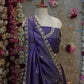CRUSH TISSUE FABRIC LEHNGA WITH BEATS WORK PANNEL AND CUTDANA WORK  ##LC021
