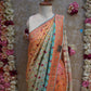 PATOLA PATTERN SAREE WITH HEAVY ZARI BORDER (WITH BLOUSE) ##SR0250