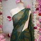 BANDHANI SPECIAL RAJWRI SAREE WITH AARI TARI WORK (WITHOUT BLOUSE)       ##SR0310