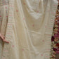MAL COTTAN FABRIC 3-PIECE SUIT WITH HEAVY EMBROIDERY WORK ##SP082