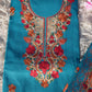 3-PIECE SUIT FABRIC WITH THRED WORK ON WOOLEN FABRIC WITH DUPATTA ##SF049