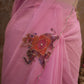 HANDWORK RAJWADI SAREE ON GEORGETTE FABRIC (WITH BLOUSE) ##SR0252