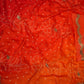 DEGITAL PRINT BANDHANI DESIGN SAREE WITH CUTWORK BORDER (WITH BLOUSE)  ##SR0258