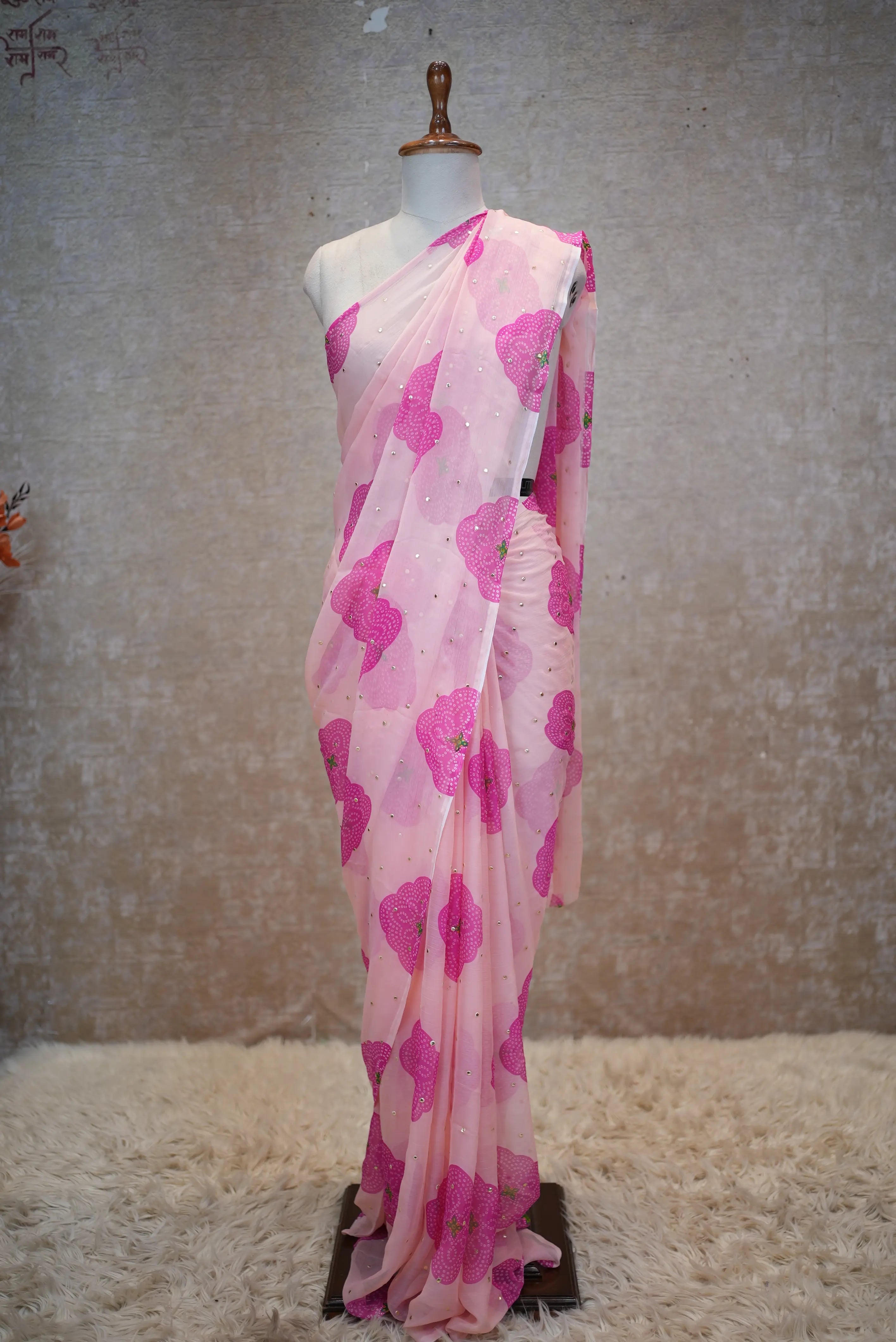 Royal Chiffon Bandhani Saree – Summer Special Lightweight & Elegant Ethnic Wear