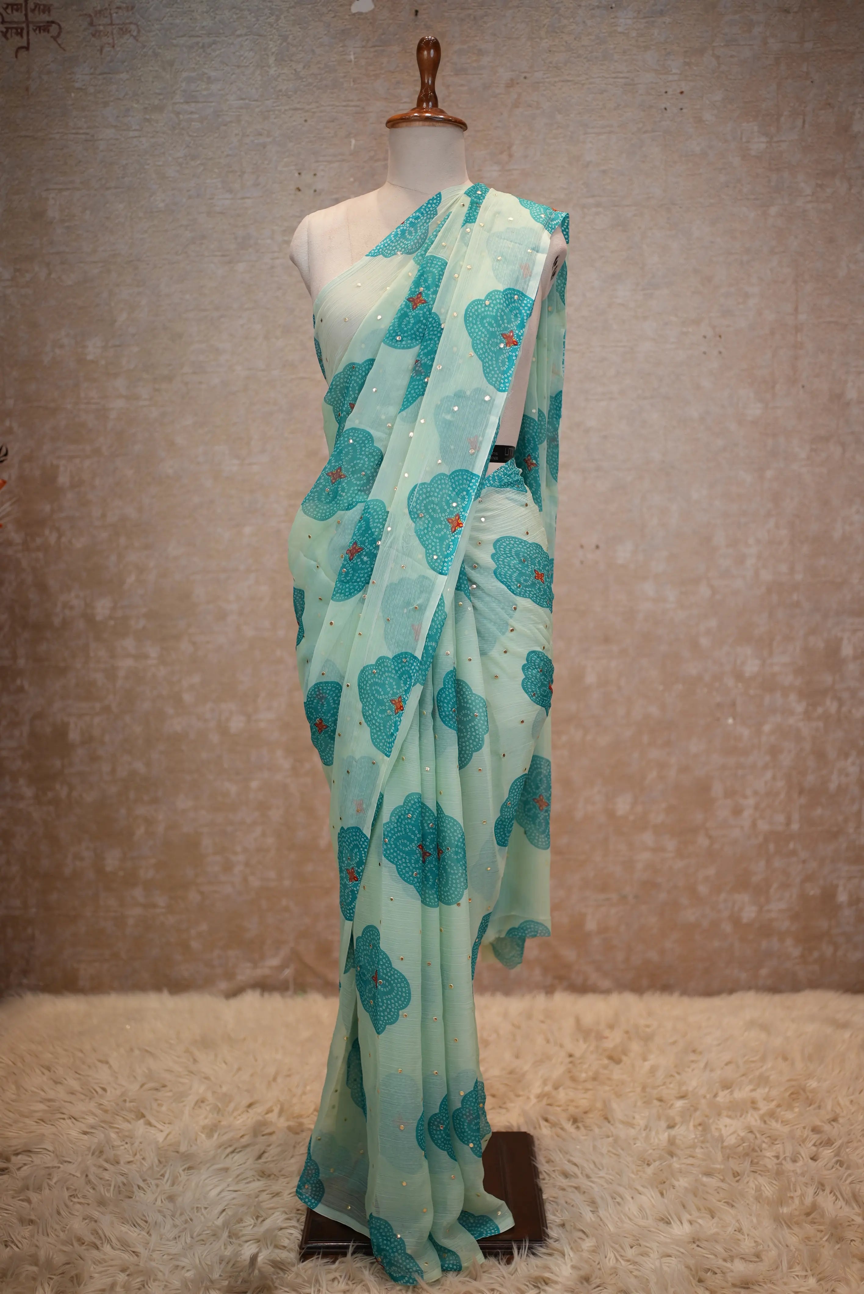 Royal Chiffon Bandhani Saree – Summer Special Lightweight & Elegant Ethnic Wear