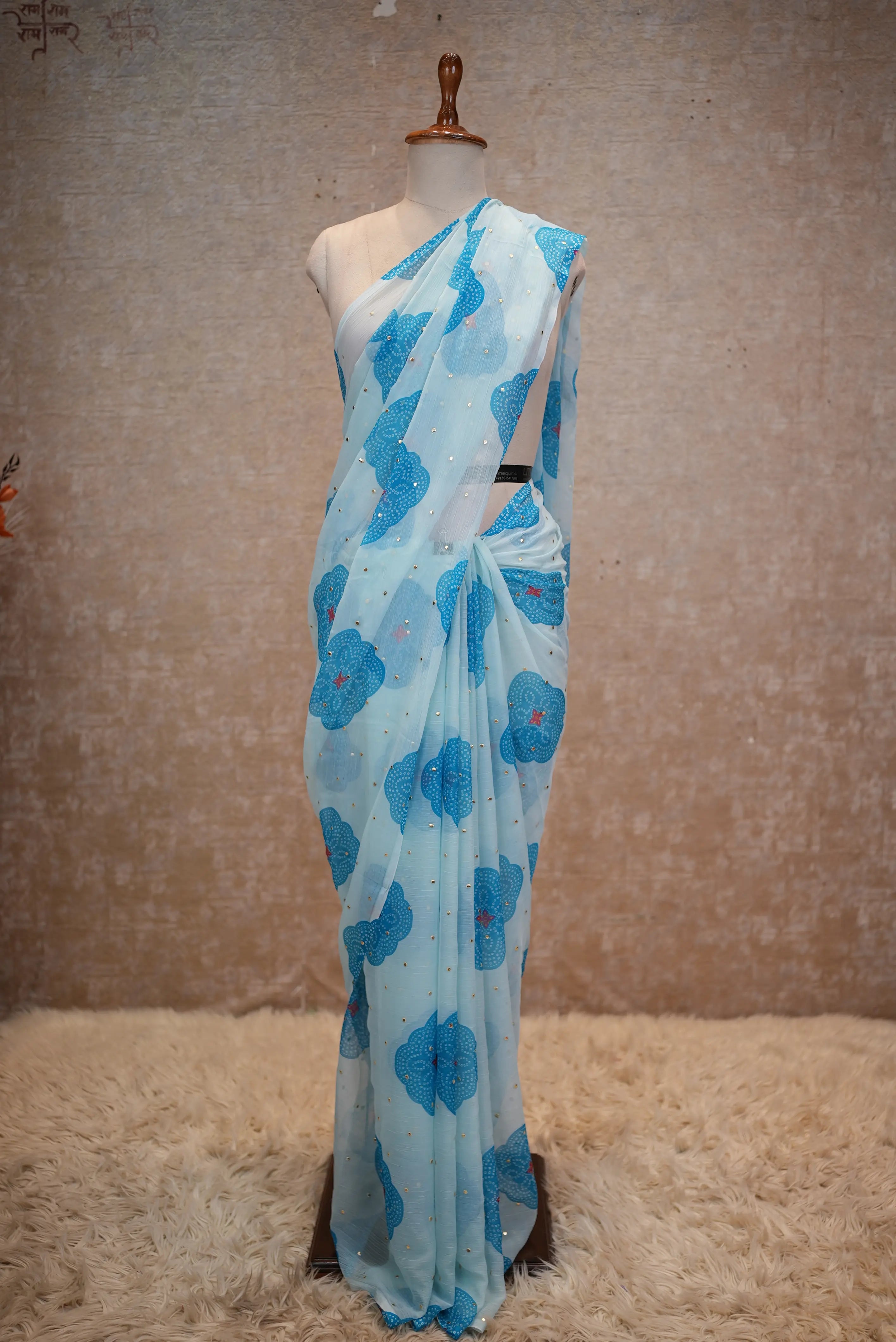 Royal Chiffon Bandhani Saree – Summer Special Lightweight & Elegant Ethnic Wear