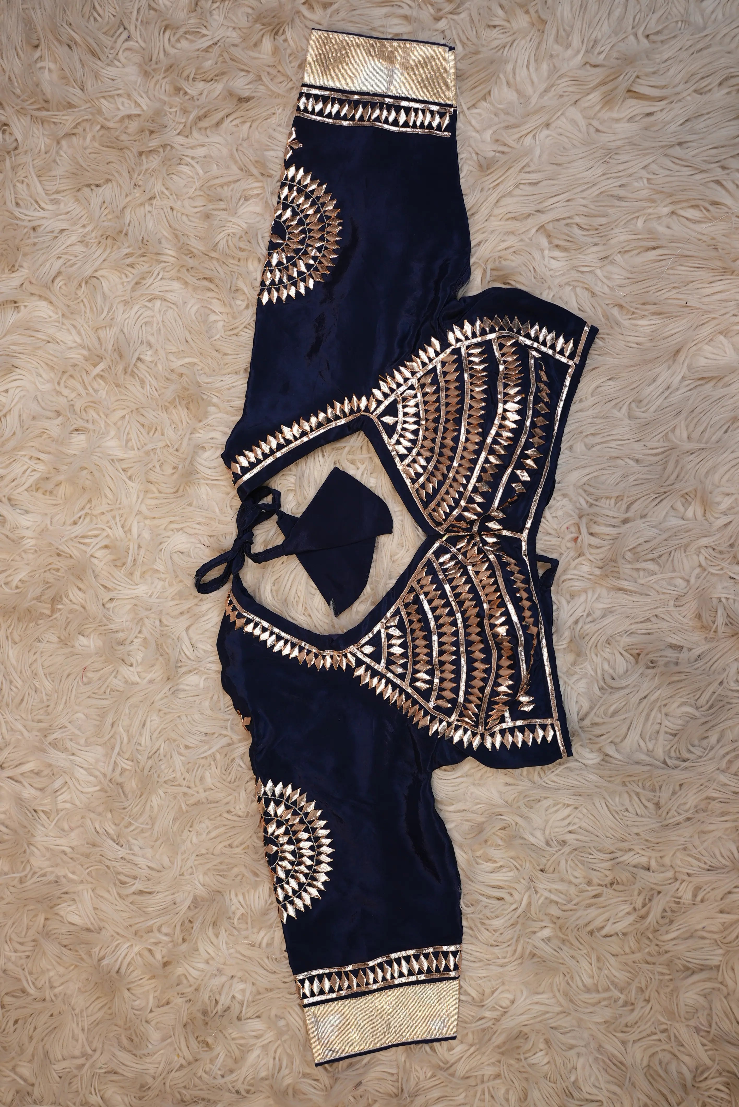 Suman Aangi Blouse with Kaccha Gota Patti Work