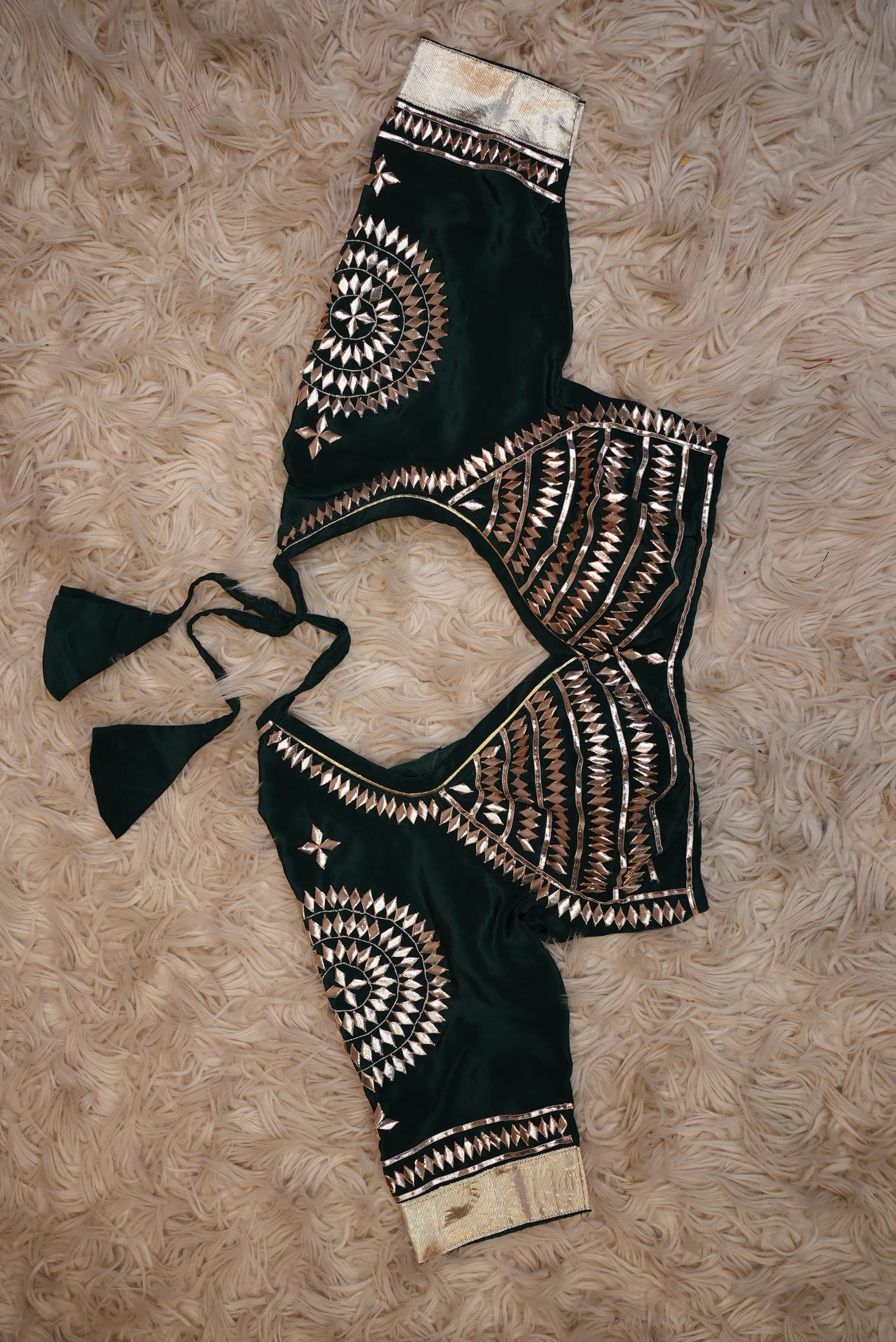 Suman Aangi Blouse with Kaccha Gota Patti Work