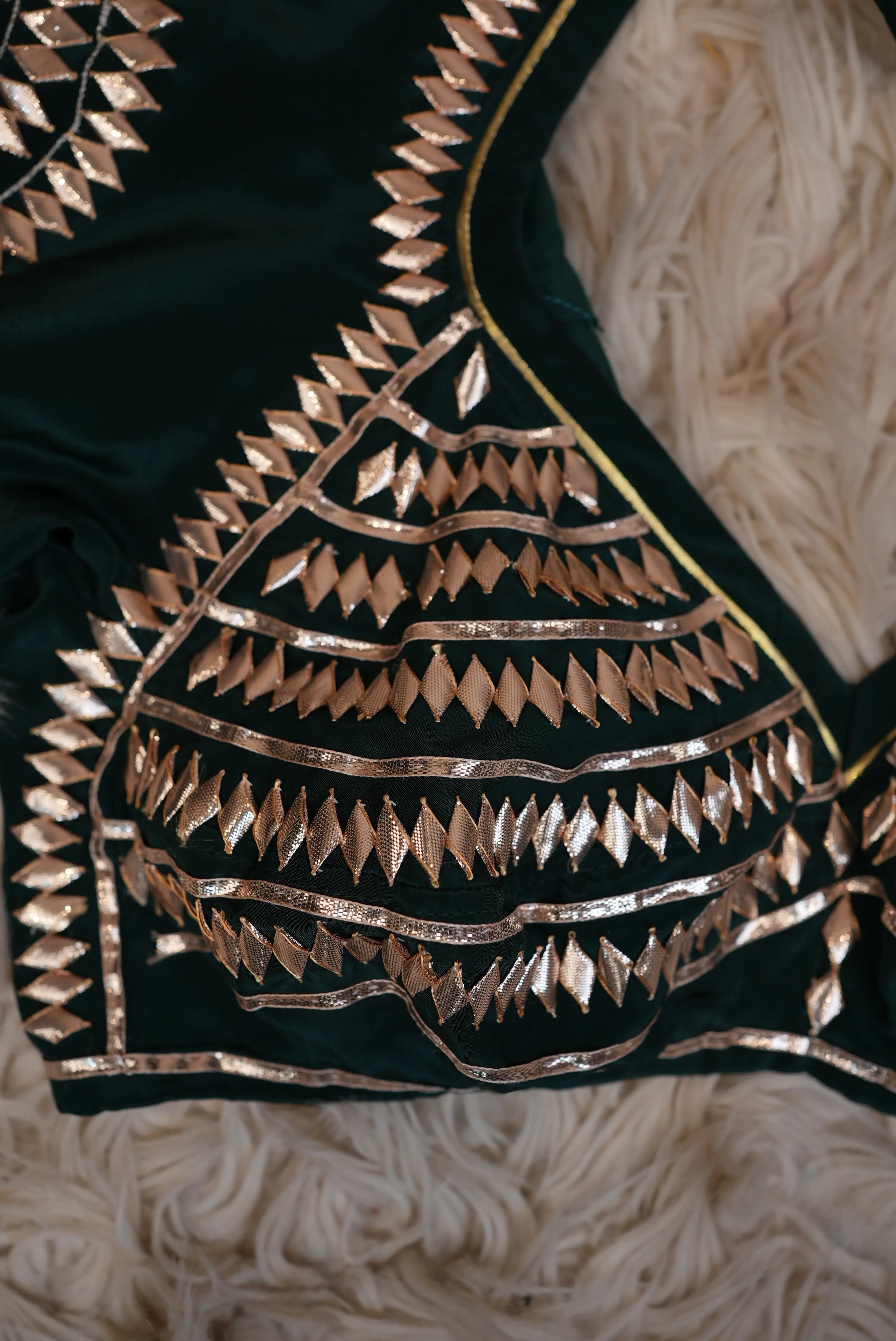 Suman Aangi Blouse with Kaccha Gota Patti Work