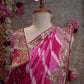 Leheriya Saree with Gotapatti Handwork (with Blouse) ##SR0281