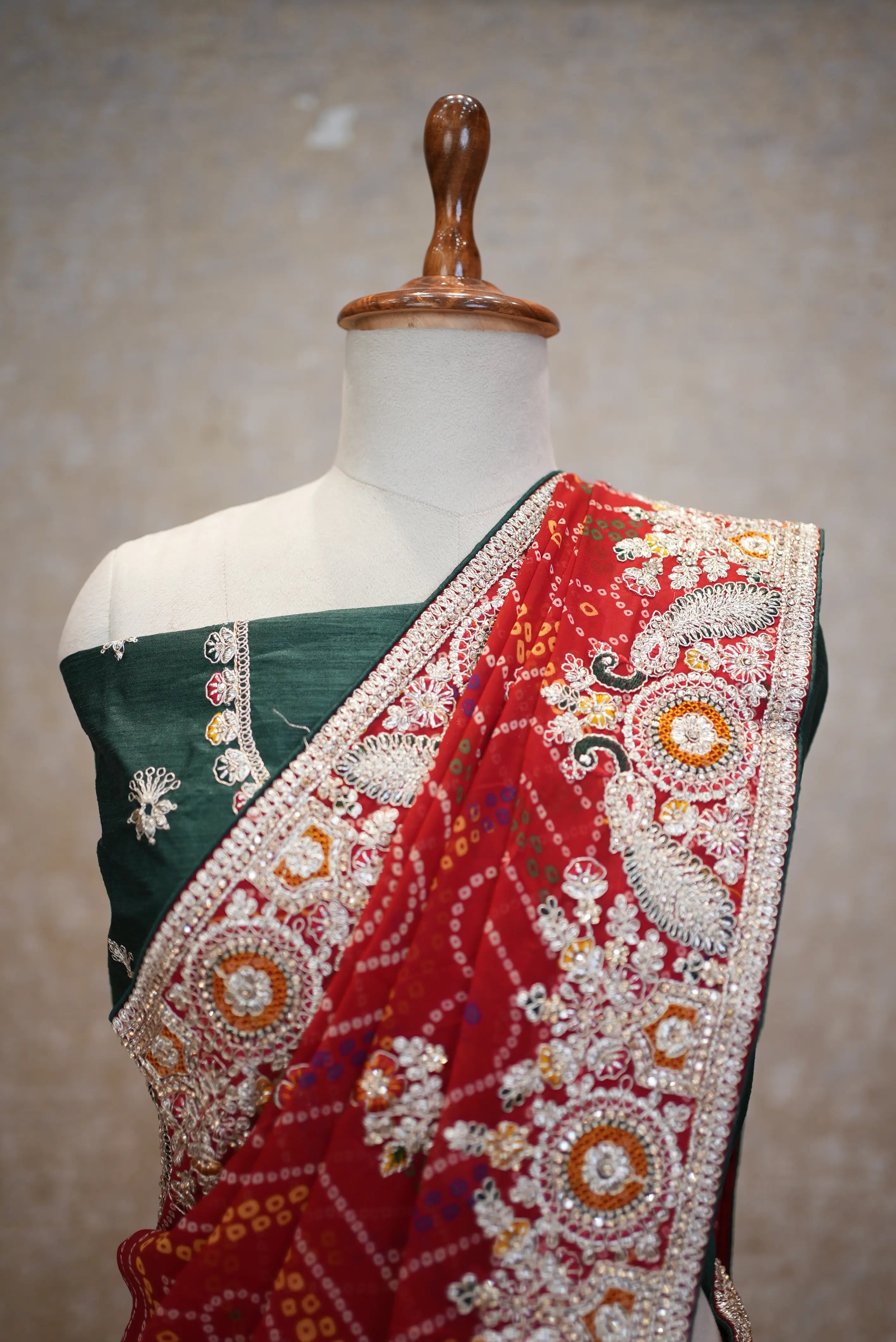 Chunri Saree with Elegant Embroidery – Traditional & Festive Wear