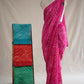 DAILY WEAR LEHRIYA SAREE WITH SIROSKI BORDER ON GEORGETTE FABRIC (WITH BLOUSE)      ##SR0307