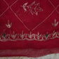 PURE THAKUR JI CHIFFON AARI TARI WORK SAREE WITH SWASTIK DESIGN (WITH BLOUSE) ##SR0300