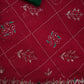 PURE THAKUR JI CHIFFON AARI TARI WORK SAREE WITH SWASTIK DESIGN (WITH BLOUSE) ##SR0300